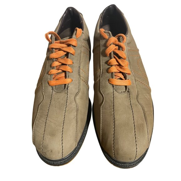 Jack Nicklaus Signature Golf Shoes By Allen Edmonds Mens Size 10B Nubuck Leather - Picture 1 of 10